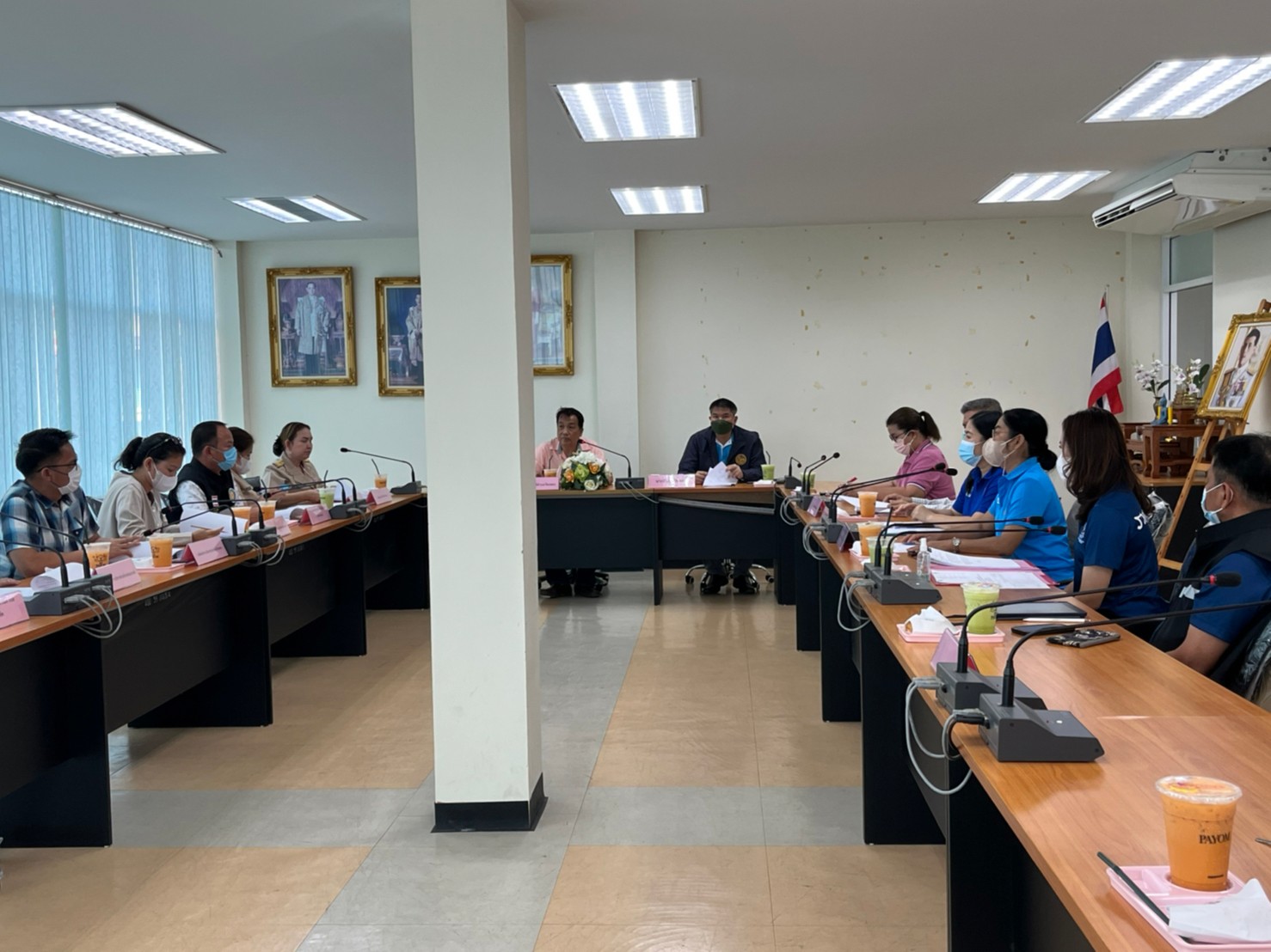 ประชุมประสานแผนระดับอำเภอวัดเพลง ในวันที่ 28 เมษายน 2566 ณ ทต.วัดเพลง