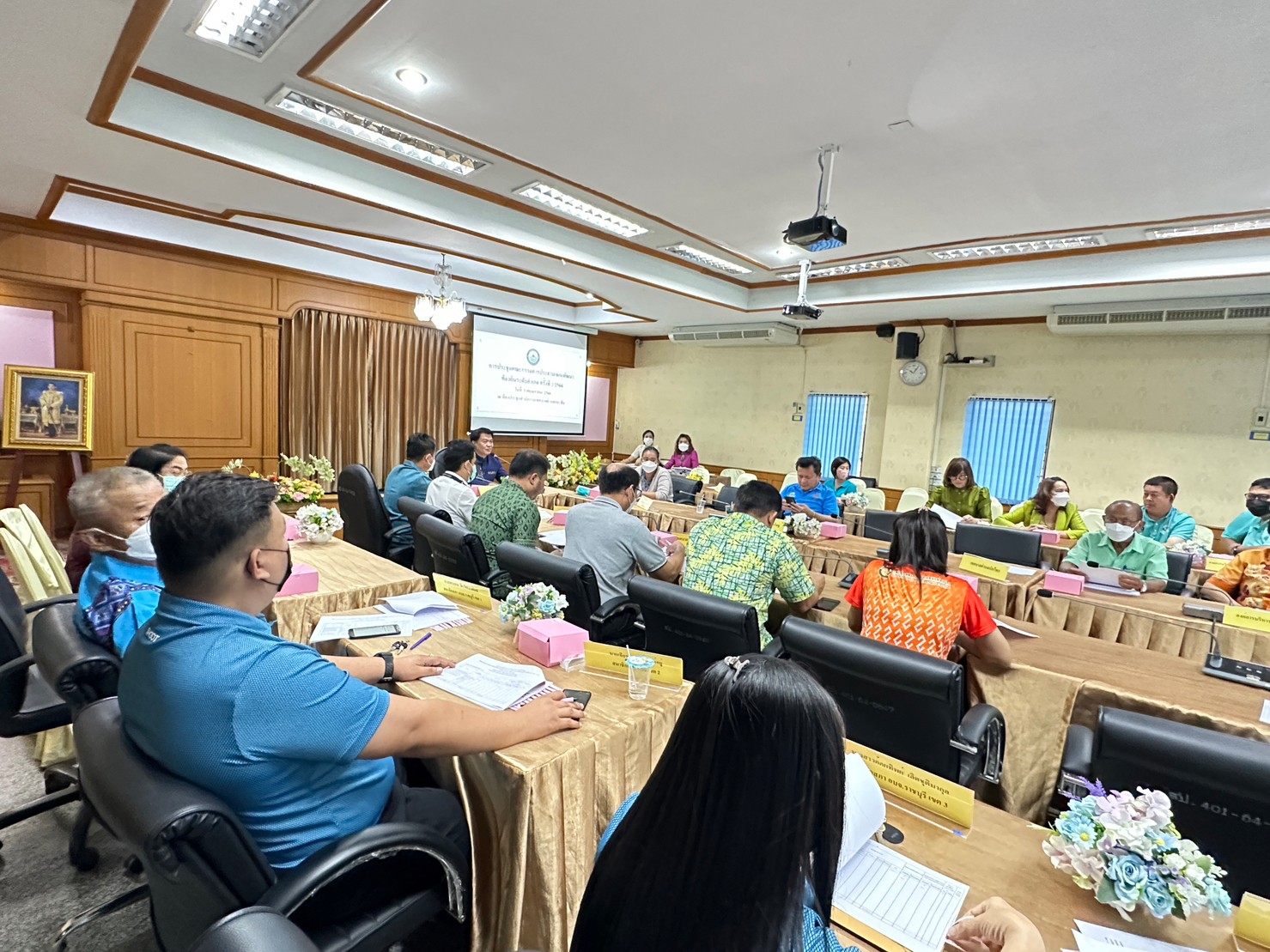 ประชุมประสานแผนระดับอำเภอบ้านโป่ง ในวันที่ 3 พฤษภาคม 2566 ณ เทศบาลตำบลกระจับ